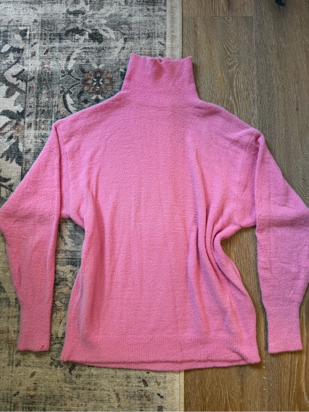 Aritzia Wilfred Free Hush Knit Turtleneck XS Barbie Pink